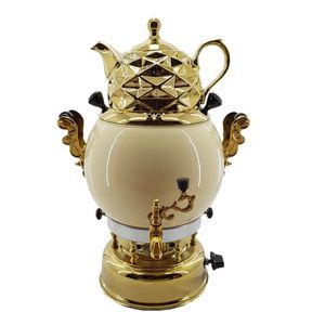 سماور گازی مدل عروس کد a302 ظرفیت 6 لیتر