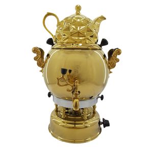سماور گازی مدل عروس کد k302 ظرفیت 6 لیتر