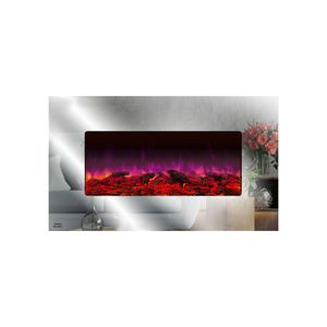 شومینه برقی شومینه بیستون مدل آینه ای mc.100.w16.l4