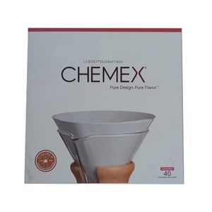 فیلتر قهوه ساز مدل کمکس 6cup  بسته 40 عددی