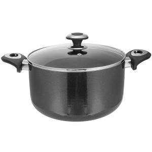 قابلمه گرانیتا زرساب با در شیشه ای مدل gt 424 سایز 24