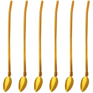 قاشق شربت خوری مدل اشرافی کد g10 ta بسته 6 عددی