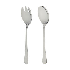 قاشق و چنگال سرو سالاد ناب استیل مدل برلین کد sz 300 02