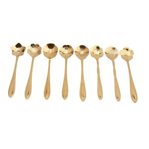 قاشق چای خوری مدل gol بسته 8 عددی