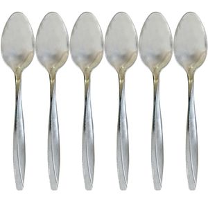 قاشق چای خوری مدل اسلیم کد es90 بسته 6 عددی