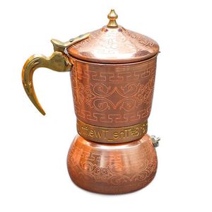 قهوه جوش مسی مدل لیزری کد zh288.3