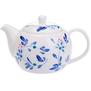 قوری طرح گل سان مدل s001 d حجم 0.8 لیتر
