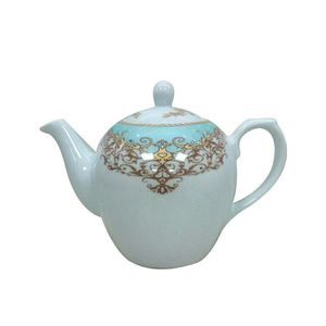 قوری مدل ترنج فیروزه کد t02m