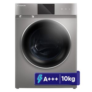 ماشین لباسشویی 10 کیلوگرم اتوماتیک ایکس ویژن مدل tv102 asd