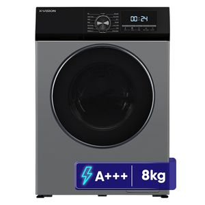 ماشین لباسشویی 8 کیلوگرم اتوماتیک ایکس ویژن مدل tp82 bsd