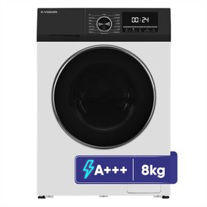 ماشین لباسشویی 8 کیلوگرم اتوماتیک ایکس ویژن مدل tp82 bwd