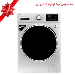ماشین لباسشویی اتوماتیک جی پلاس مدل gwm m822w ظرفیت 8 کیلوگرم