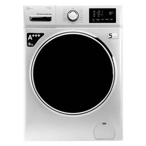 ماشین لباسشویی جی پلاس مدل gwm p8220w ظرفیت ۸ کیلوگرم