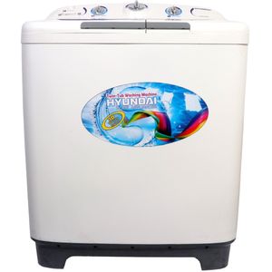 ماشین لباسشویی دوقلو هیوندای مدل hwm 9600 ظرفیت 9 کیلوگرم