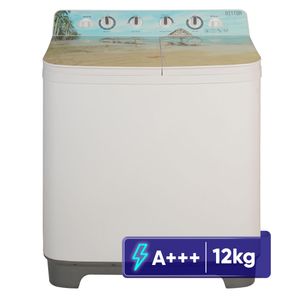 ماشین لباسشویی نیمه اتوماتیک ریتون مدل rwm 1202 tg ظرفیت ۱۲ کیلوگرم