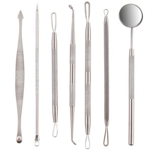 مجموعه ابزار پاک‌سازی پوست کیو وای اچ مدل derm 3198 بسته 7 عددی