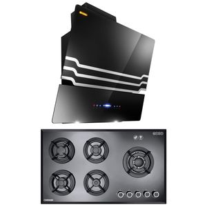 هود و اجاق گاز صفحه ای درخشان مدل آلفا g602