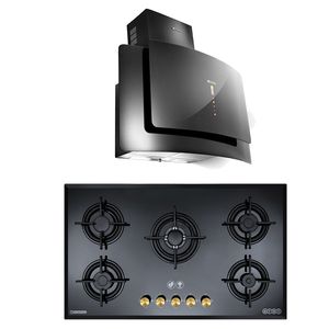 هود و اجاق گاز صفحه ای درخشان مدل شیلد g605