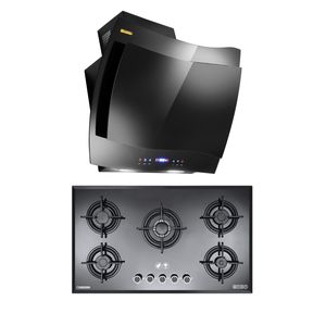 هود و اجاق گاز صفحه ای درخشان مدل فریز g605