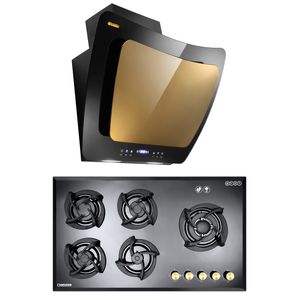 هود و اجاق گاز صفحه ای درخشان مدل کلون g610