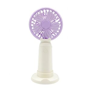 پنکه دستی مدل mini fan باتری خور استند دار پاستلی