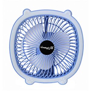 پنکه رومیزی شارژی کاربیست مدل k168 ظرفیت 2000 میلی آمپر ساعت
