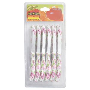 چاقو میوه خوری رمانتیک هوم کد a3 بسته 12 عددی