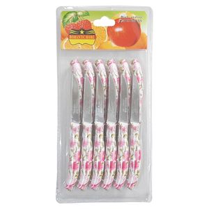 چاقو میوه خوری رمانتیک هوم کد a4 بسته 12 عددی