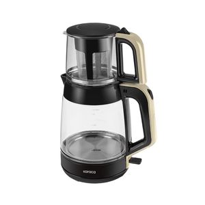 چای ساز روی هم کاراجا مدل glass tea xl