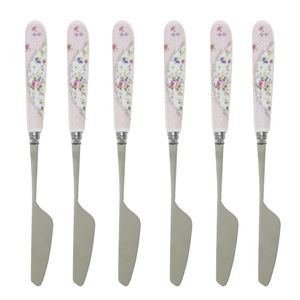 کارد صبحانه خوری طرح african flower بسته 6 عددی