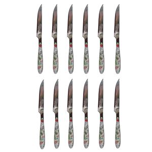 کارد میوه خوری بیوتی مدل green flower بسته 12 عددی
