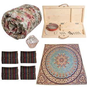 کرسی برقی پارسین مدل لیکئ kt90 l35 مجموعه 9 عددی