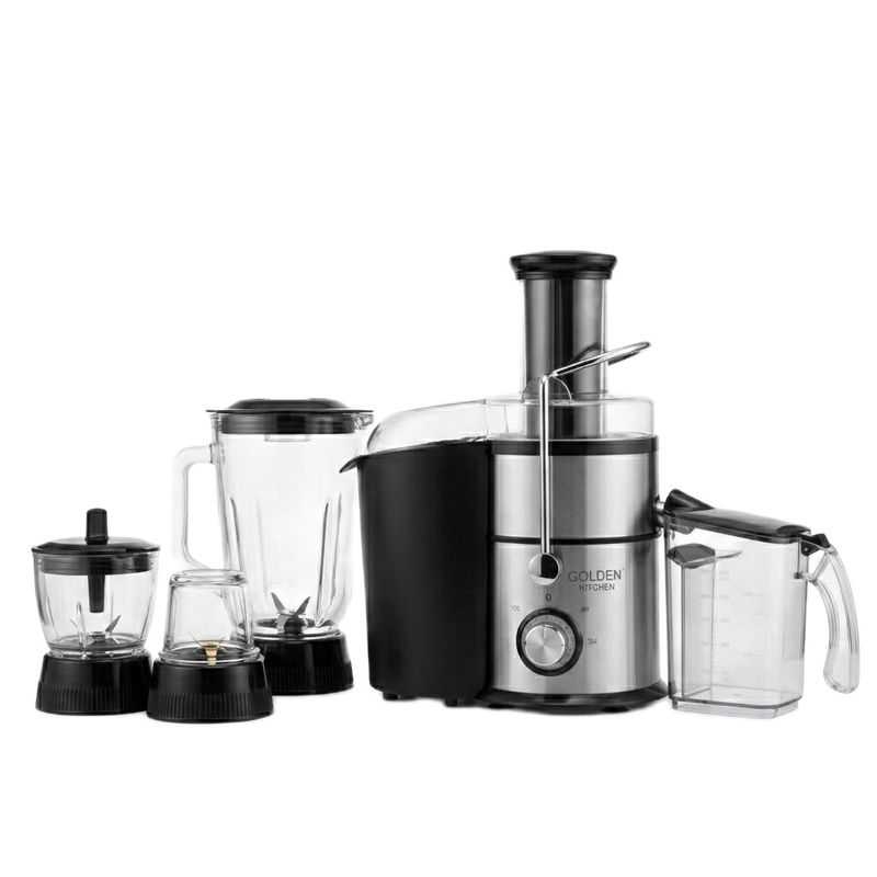 آبمیوه‌گیری چند کاره 800 وات گلدن کیچن مدل gk500