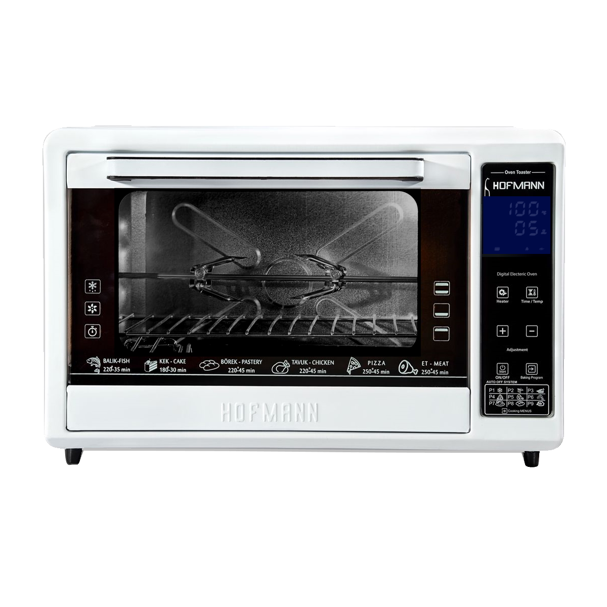 آون توستر هافمن مدل volcano digital toaster 52l