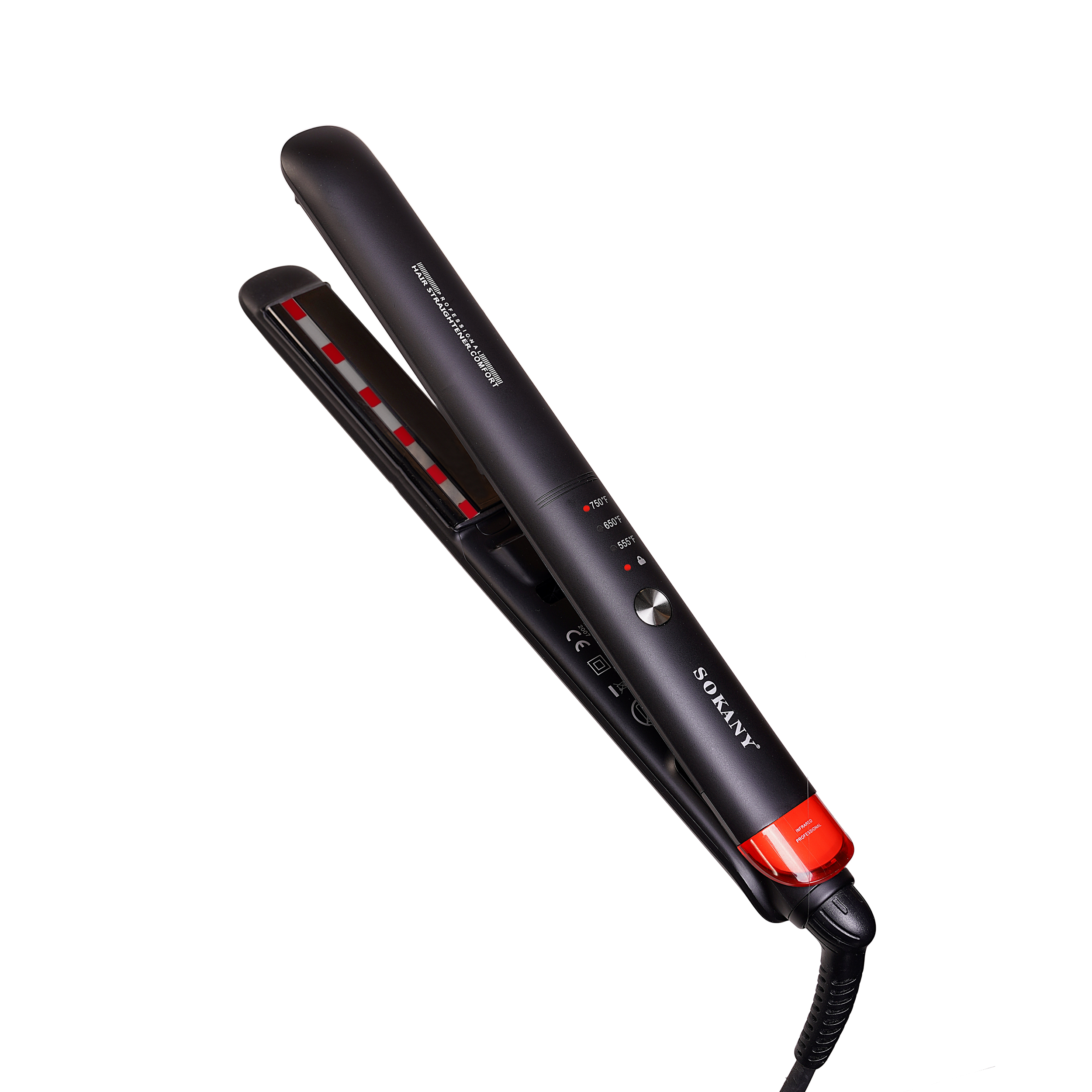 اتو و حالت دهنده ی مو سوکانی مدل pro infrared 998