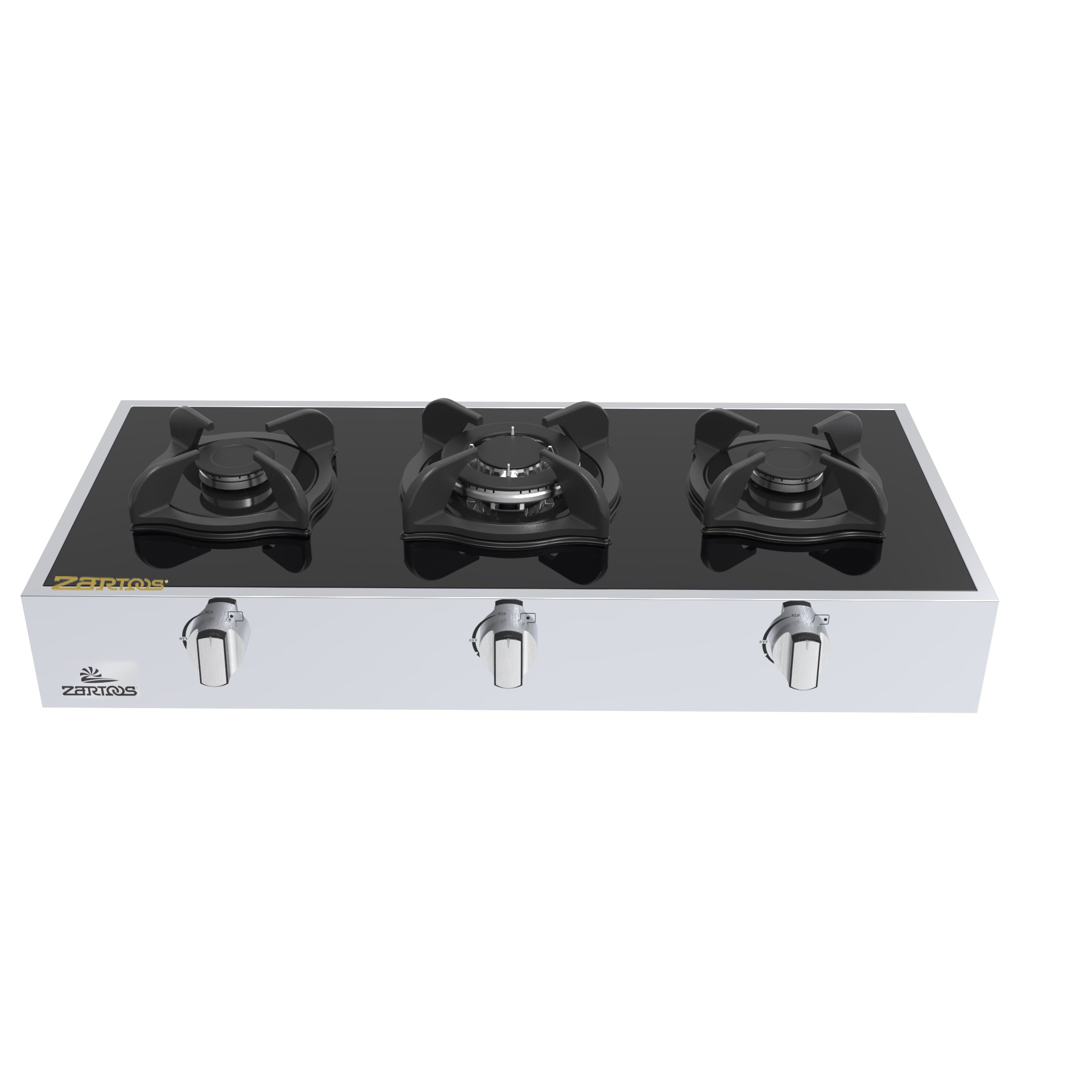 اجاق گاز زرتوس مدل zg3012steel