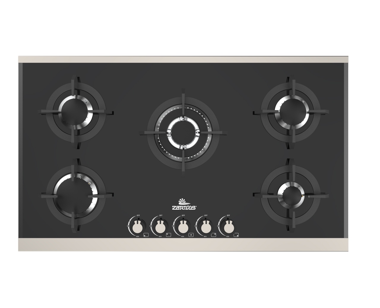 اجاق گاز صفحه ای زرتوس مدل zg5011silver