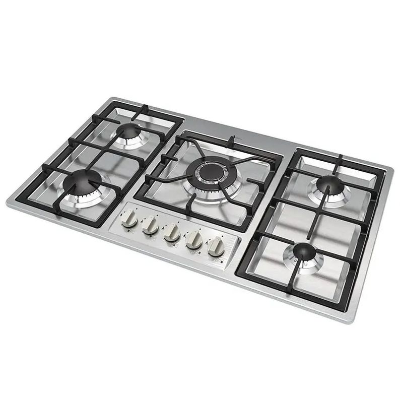 اجاق گاز صفحه‌ای پنج شعله اخوان مدل v33