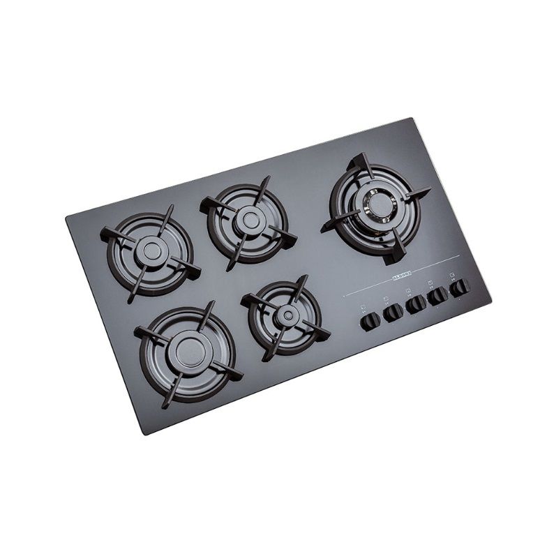 اجاق گاز صفحه‌ای پنج شعله استیل البرز مدل g5967