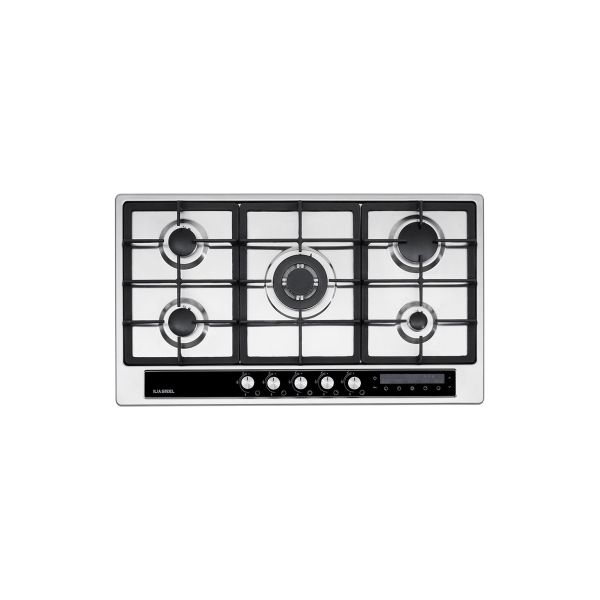 اجاق گاز صفحه‌ای پنج شعله ایلیا استیل مدل s 512 dw