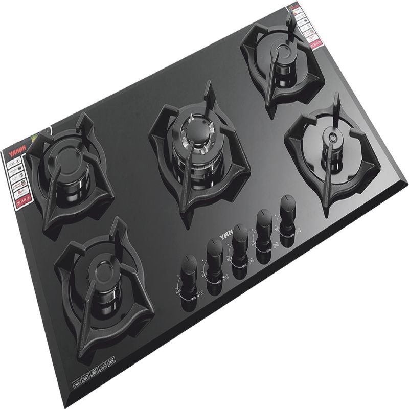 اجاق گاز صفحه‌ای پنج شعله یانان مدل g3021