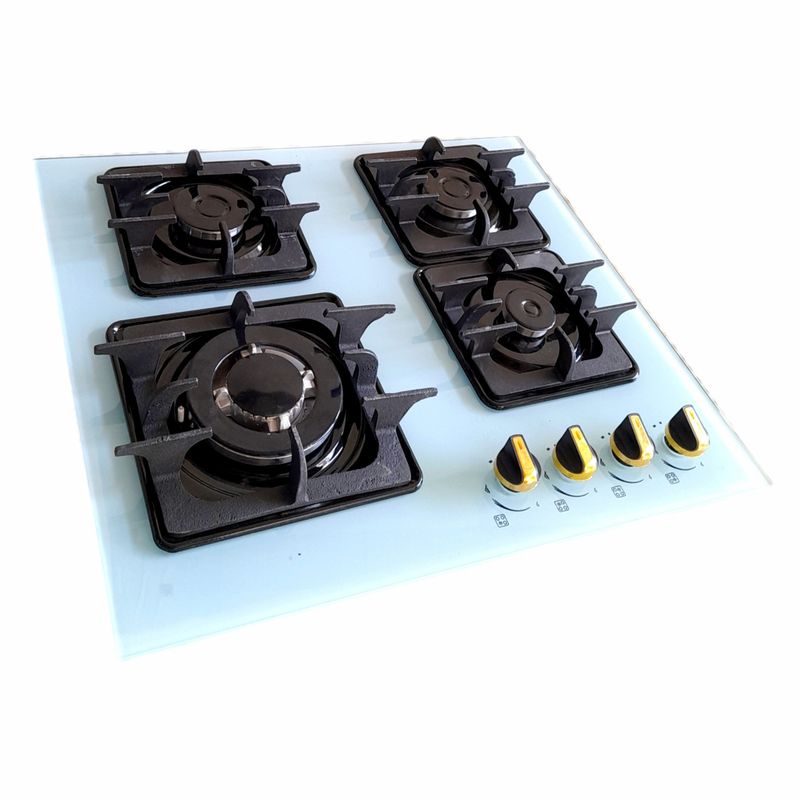 اجاق گاز صفحه‌ای چهار شعله هاکان مدل شیشه ای