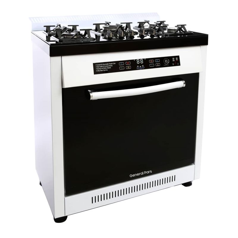 اجاق گاز کابینتی پنج شعله جنرال پارس مدل gaggenau design   تک درب