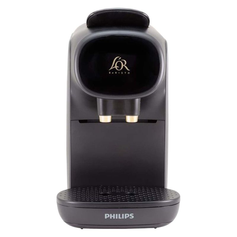 اسپرسو ساز خانگی 0.8 لیتری فیلیپس مدل lor barista sublime lm9012 تمام اتوماتیک با مصرف کپسول قهوه مناسب تهیه اسپرسو ریسترتو لانگو و امریکانو دارای دو عدد نازل قهوه