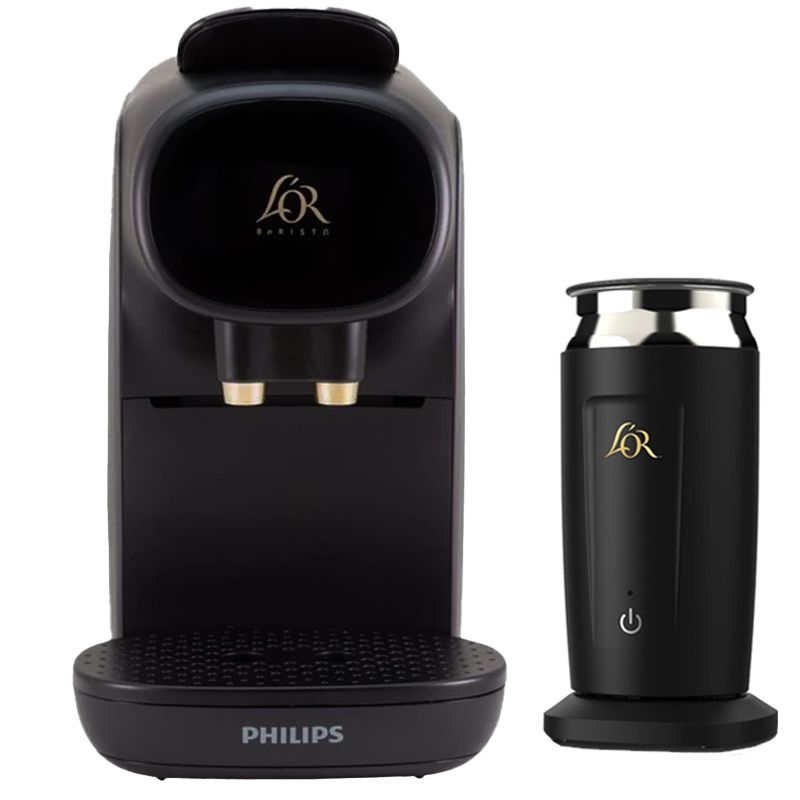 اسپرسو ساز ۸۰۰ میلی‌لیتر فیلیپس مدل barista sublime به همراه کف شیرساز لور