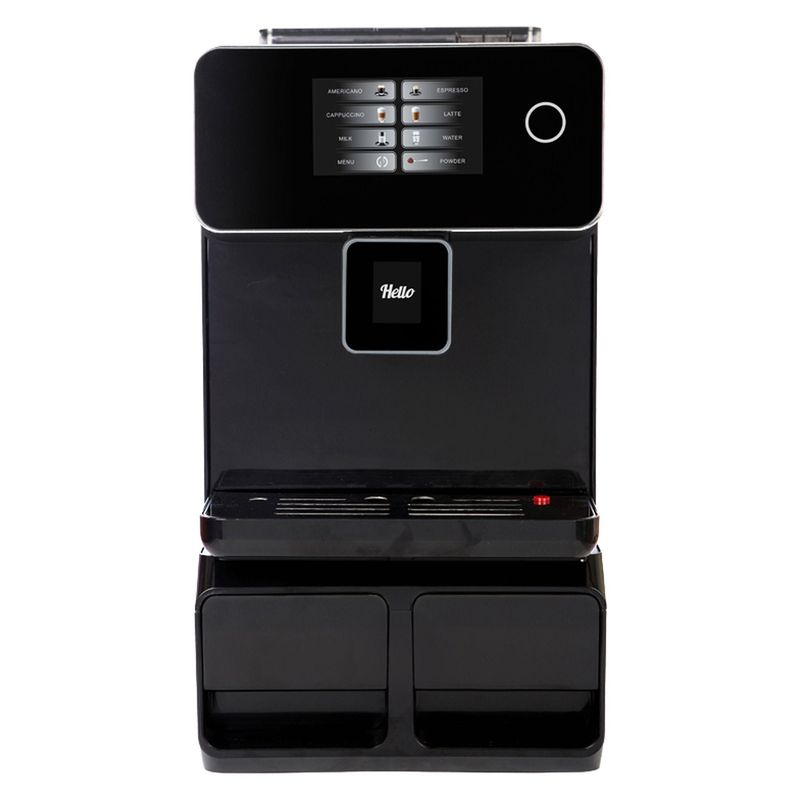 اسپرسوساز 1700 میلی‌لیتری زیلوکس مدل z303 با مصرف پودر قهوه مناسب تهیه اسپرسو کافه لاته کاپوچینو و آمریکانو دارای 1 عدد نازل قهوه سیستم pre infusion مکانیزم نظافت خودکار حالت آماده به کار آسیاب قهوه سیستم گرم کردن فنجان سینی چکه گیر