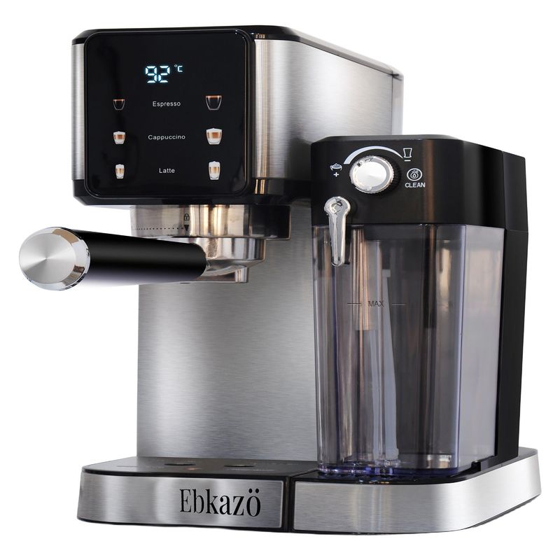 اسپرسوساز ابکازو مدل cm 1183 مناسب تهیه اسپرسو کافه لاته موکا کاپوچینو ماکیاتو ریسترتو لانگو و امریکانو دارای 1 عدد نازل قهوه مکانیزم نظافت خودکار سینی چکه گیر