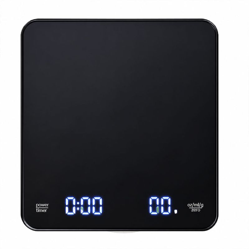 ترازو آشپزخانه دیجیتال مدل تایمردار coffee scale حداکثر ظرفیت قابل اندازه‌گیری 3 کیلوگرم با دقت اندازه‌گیری 0.1 گرم