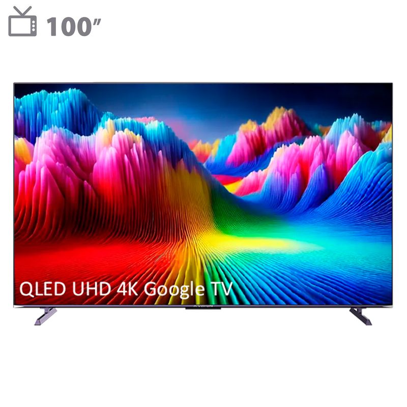 تلویزیون 100 اینچ کیو ال ای دی هوشمند ایکس ویژن مدل 100x25