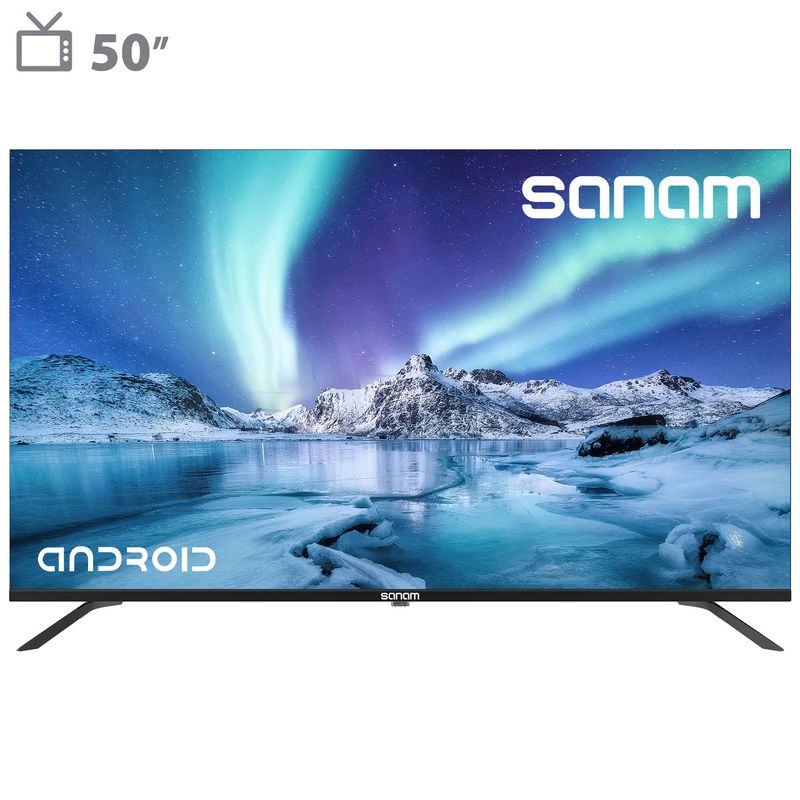 تلویزیون 50 اینچ ال ای دی هوشمند صنام مدل sls 50m1893